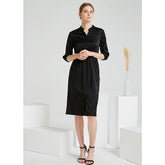 Silk Dress – Elegant 100% Mulberry with Cinched Waist